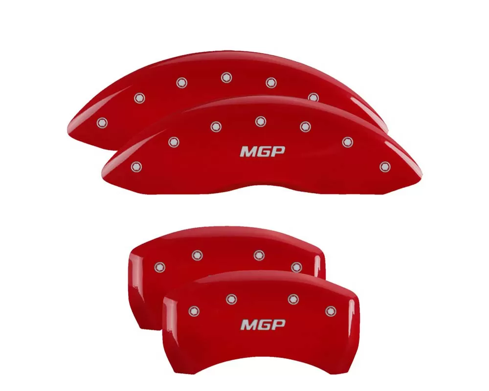 MGP Caliper Covers Set of 4: Red finish, Silver MGP Infiniti G35 2003-2005 - 37012SMGPRD