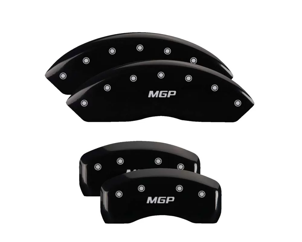 MGP Caliper Covers Set of 4: Black finish, Silver MGP Acura TL 2009-2014 - 39001SMGPBK