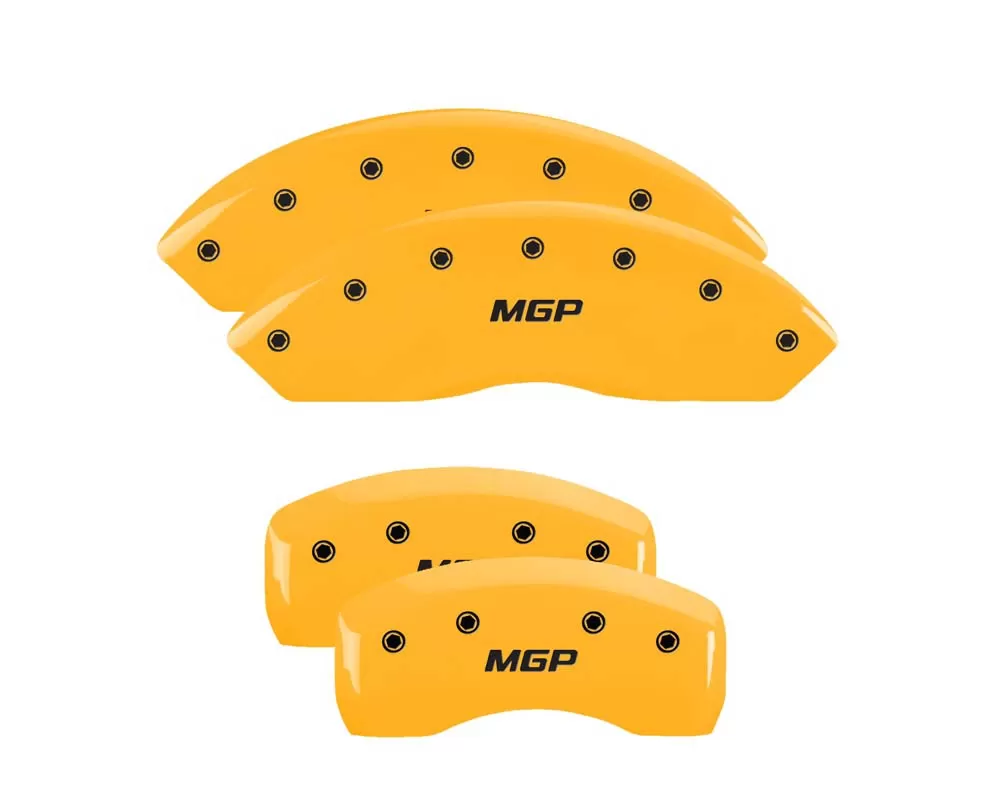 MGP Caliper Covers Set of 4: Yellow finish, Black MGP Acura TL 2009-2014 - 39001SMGPYL