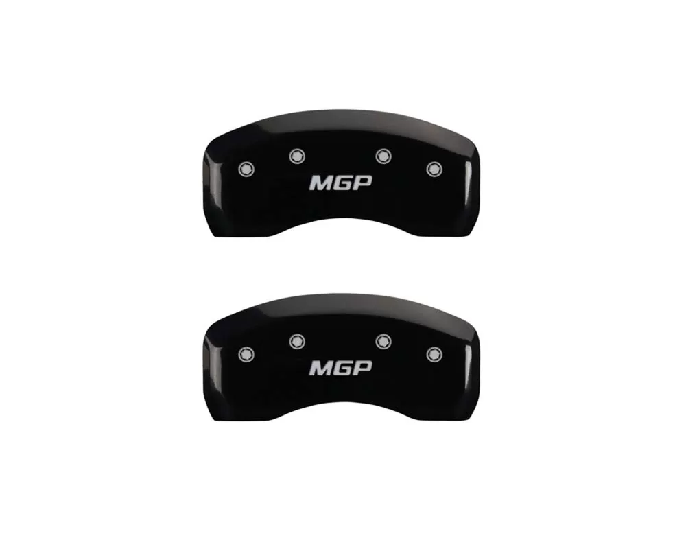 MGP Caliper Covers Rear Set of 2: Black finish, Silver MGP Acura RL 2006-2008 - 39023RMGPBK