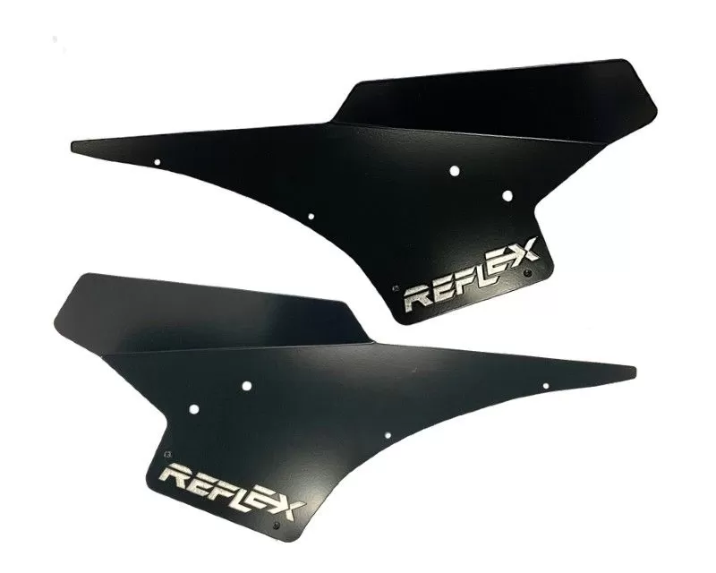 Reflex Black Number/Racing Plate w/ Flex Logo Can Am X3 - RFLX-AC-0024