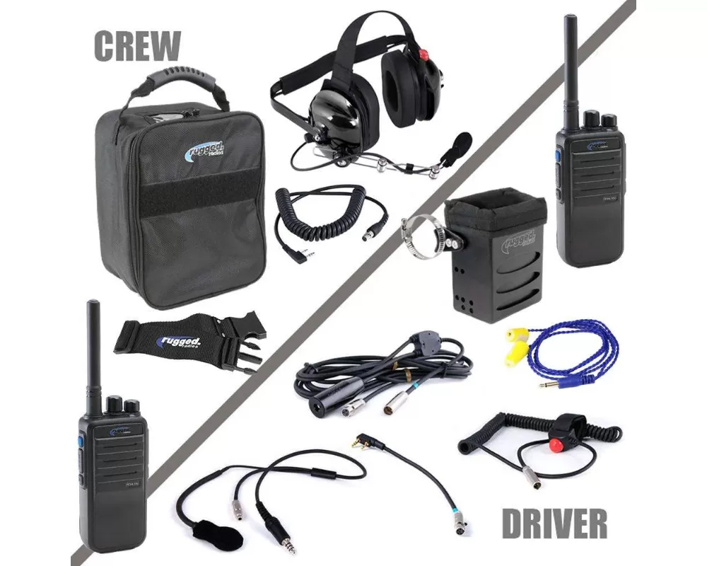 Rugged Radios "Complete Team" Digital IMSA 4C Racing System w/RDH Digital Handheld Radios - IMSA-RDH-U