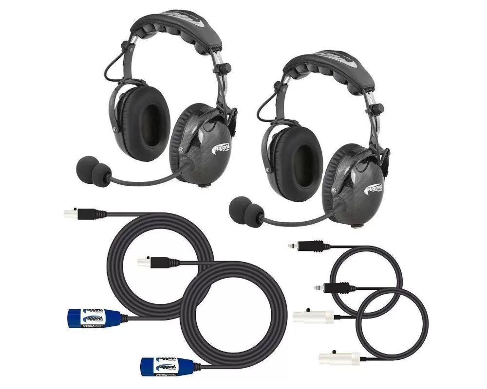 Rugged Radios Alpha Bass Carbon Fiber Headset Expansion Pack - PLUS2-H28