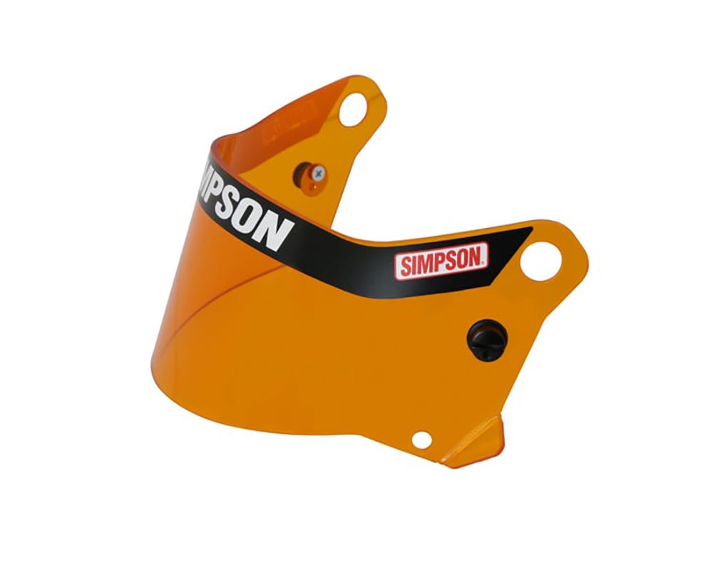 Simpson Amber Antifog/Scratch SD1 Helmet Replacement Shield - 89504