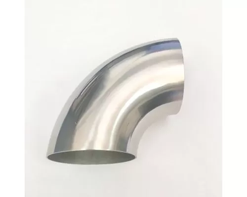 Ticon Industries 1.25in Diameter 90 1D/1in CLR 1mm/.039in Wall Thickness Titanium Elbow - 101-03253-3110