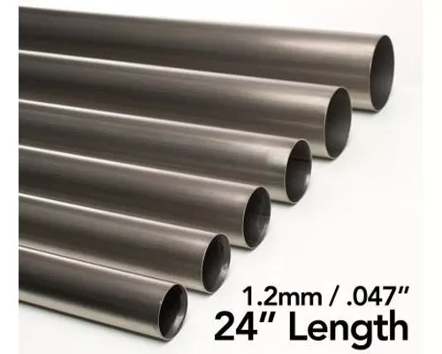 Ticon Industries 1.25in Diameter x 24.0in Length 1.2mm/.047in Wall Thickness Titanium Tube - 102-03224-0000