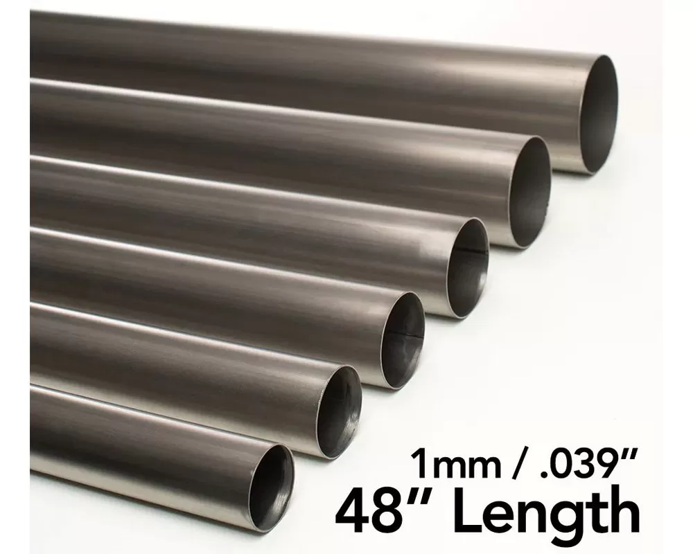 Ticon Industries 1-7/8in Diameter x 48in Length 1mm/.039in Wall Thickness Titanium Tube - 102-04843-0000
