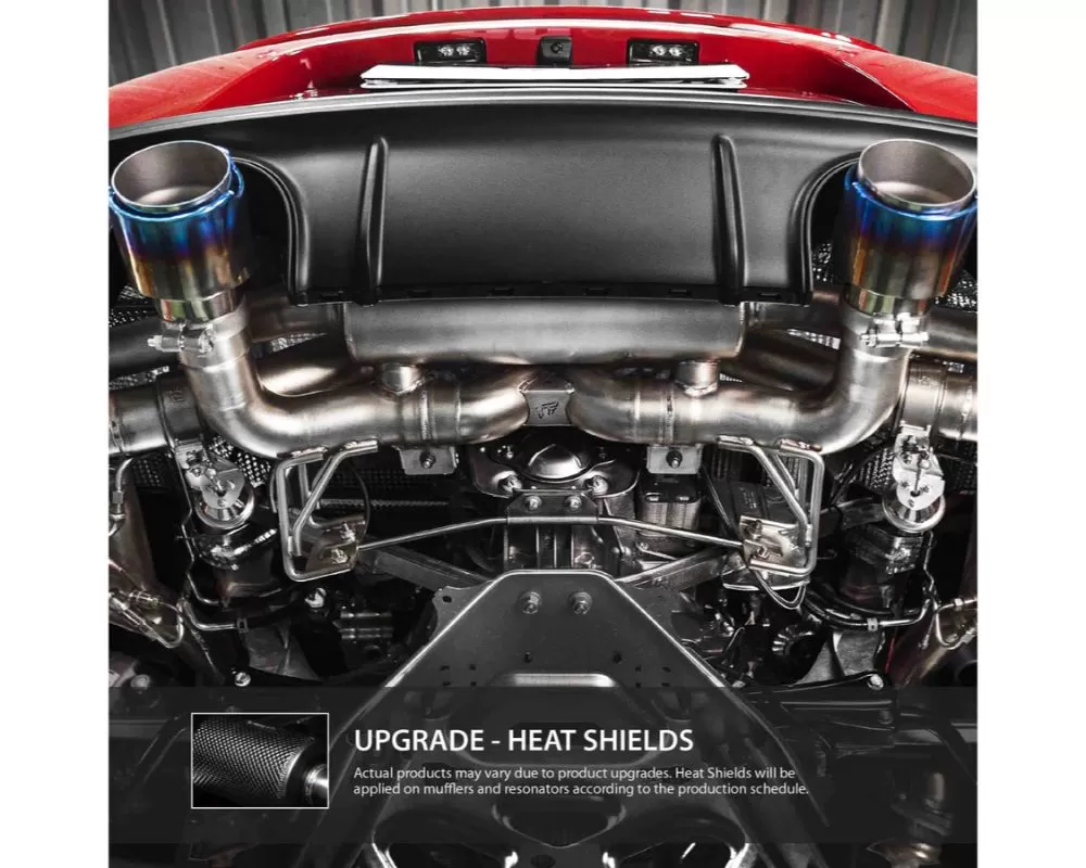 IPE Exhaust Stainless Steel Header w/ Straight Pipe Porsche 718 GTS 4.0 | 718 Cayman GT4 | 718 Spyder 2020+ - 0P18G4-B0N00-301