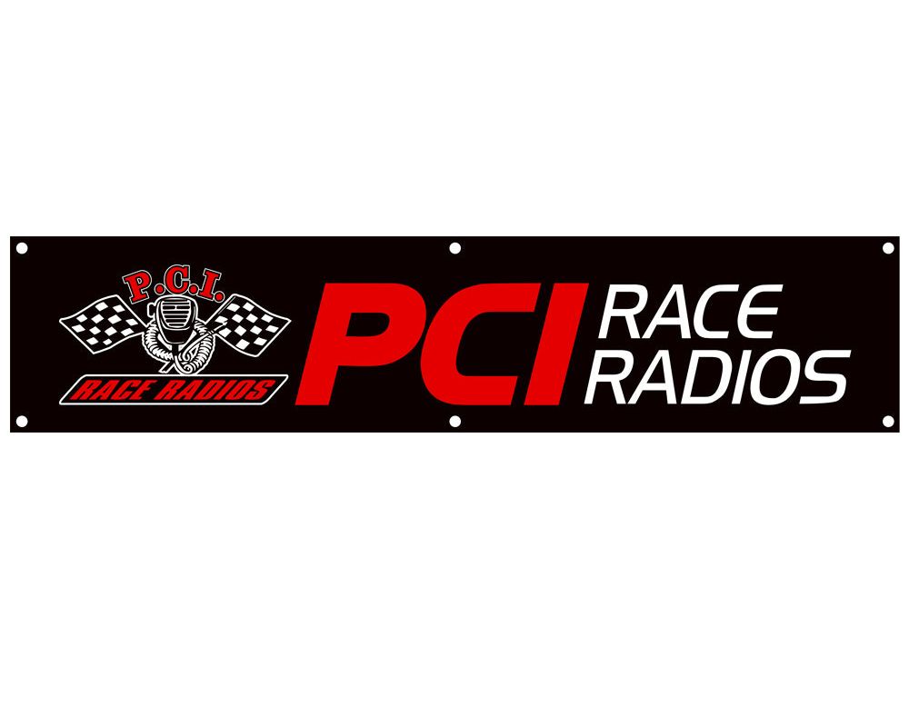 PCI Race Radios 6ft x 16 Inch Banner - 3583