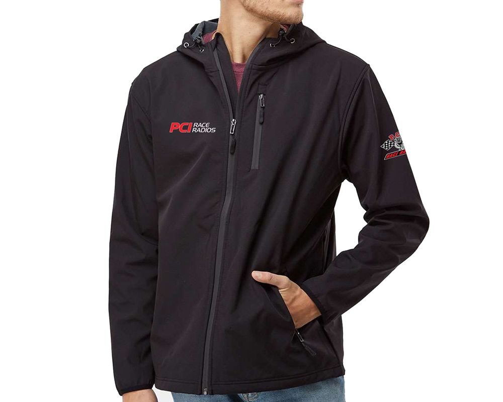 PCI Race Radios Black Chase Hooded and Zip-Up Jacket - Small Size - 3997