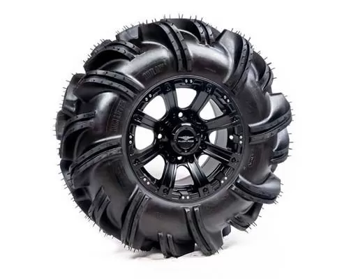High Lifter - 28-11-14 Outlaw 2 Tire with Raptor CI-8S 14x7 4/156 5+2 Matte Black Wheel - A20-162