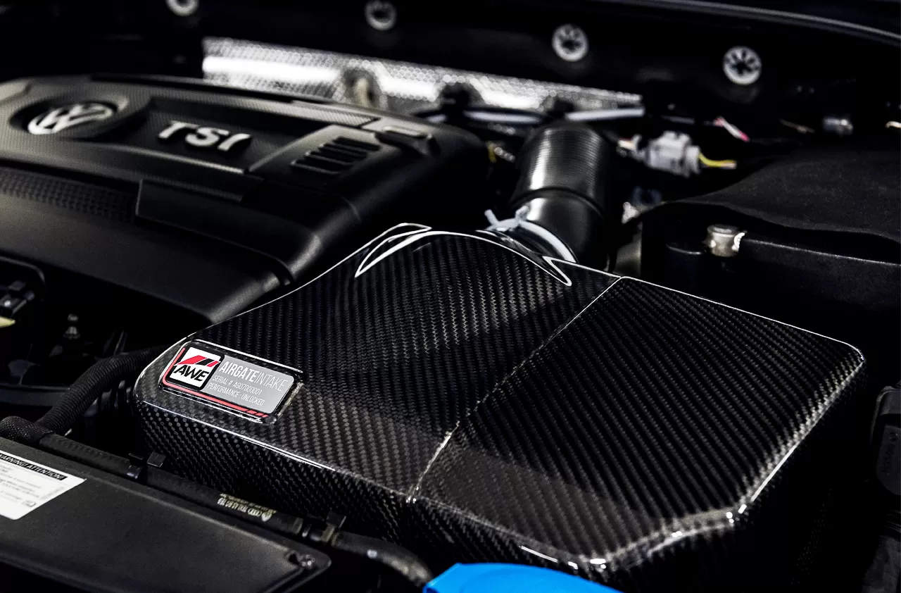 AWE AirGate Carbon Intake Lid for MQB Audi|Volkswagen A3 Quattro|TTS Quattro|S3|TT Quattro|Golf SportWagen|Golf Alltrack|GTI|Jetta|Golf  2015-2020 - 2660-25002