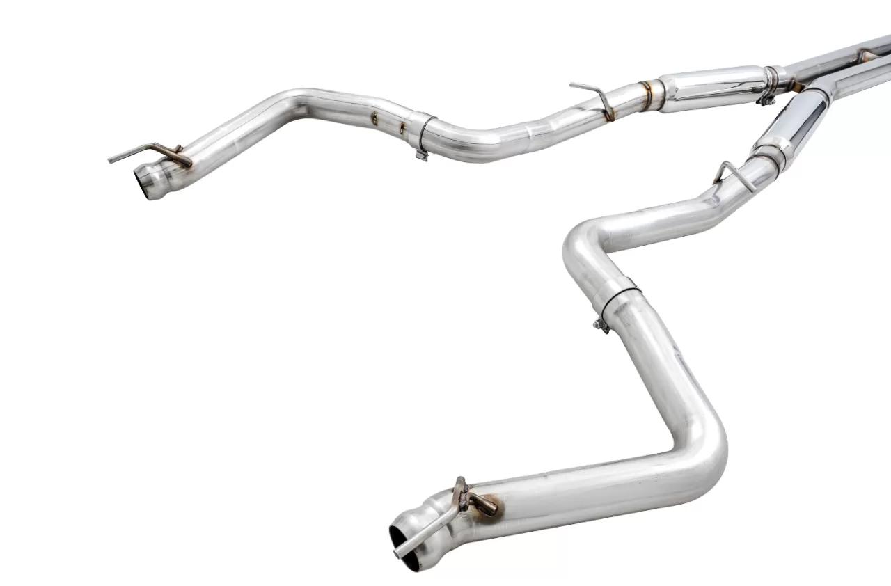 AWE Track Edition Exhaust for 15+ Challenger 6.4 / 6.2 SC - Stock Tips Dodge Challenger  2015-2023 - 3015-11050