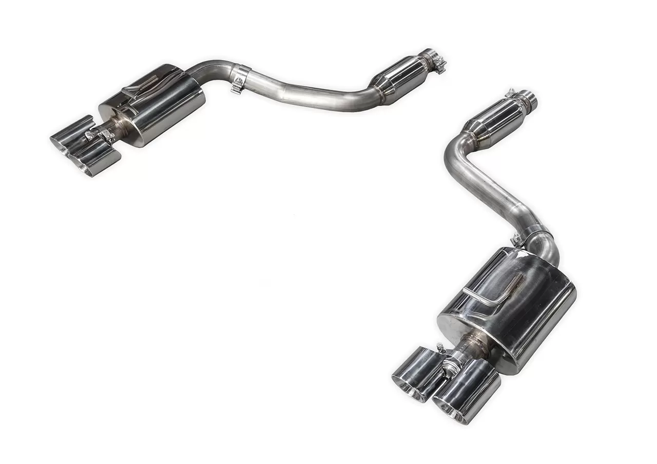 AWE Touring Edition Exhaust for 970 Panamera 2/4 (2011-2013) - With Chrome Silver Tips Porsche Panamera  2011-2013 - 3015-42060