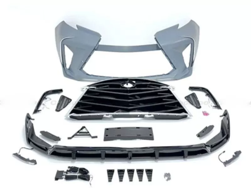 Darwin Pro PP Thunder Style Front Bumper with Grille Toyota Sienna 2021 - Sienna-FB