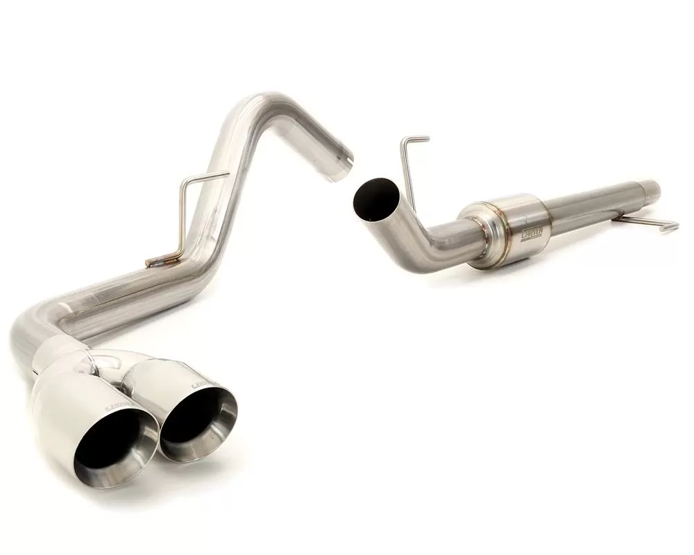 Carven Exhaust Competitor Series Catback w/ R-Series Muffler & 4 inch Polished Dual Tip Ford F-150 V8 2015-2020 - CF1003