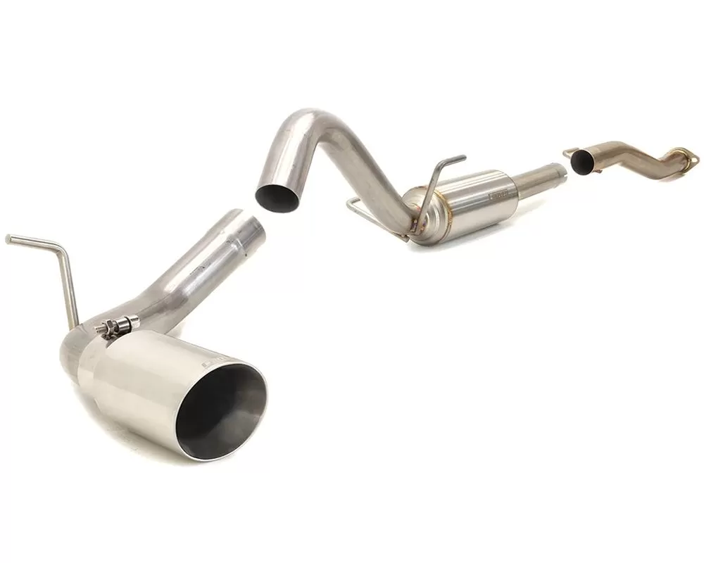 Carven Exhaust Competitor Series Catback w/ 4 inch Polished Stainless Steel Tip Toyota Tacoma 3.5L 6" Regular Bed 2016-2022 - CT1005