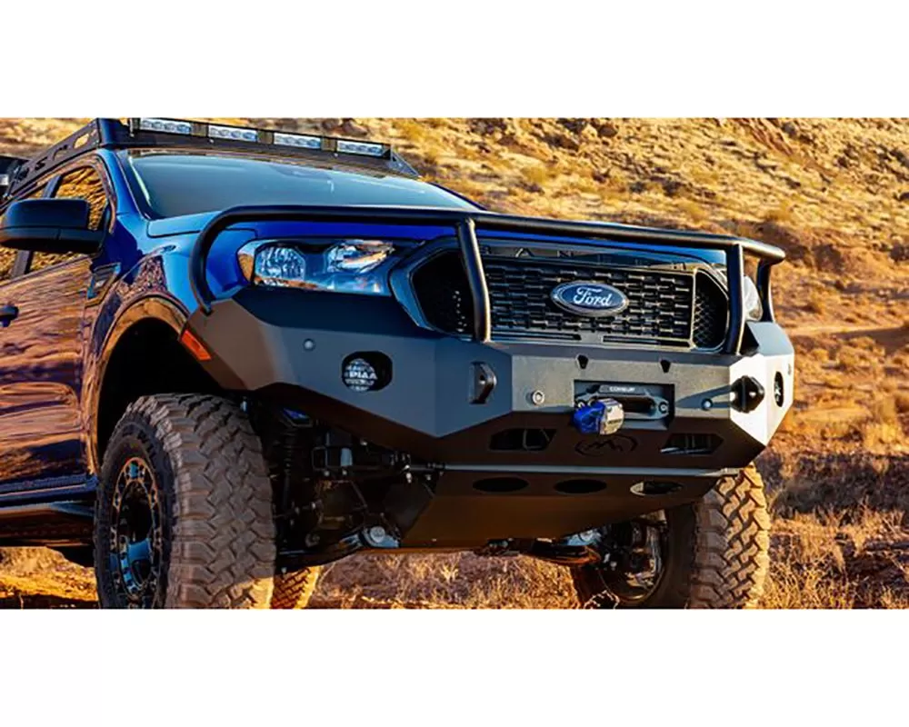 Expedition Bare Metal Range Max Front Bumper w/out Hoop Ford Ranger 2019+ - FORDRNGR-2019+FB-BARE