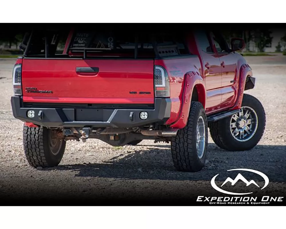Expedition One Bare Metal Base Rear Bumper Toyota Tacoma 2nd Gen 2005-2015 - TACO05-15-RB-BARE