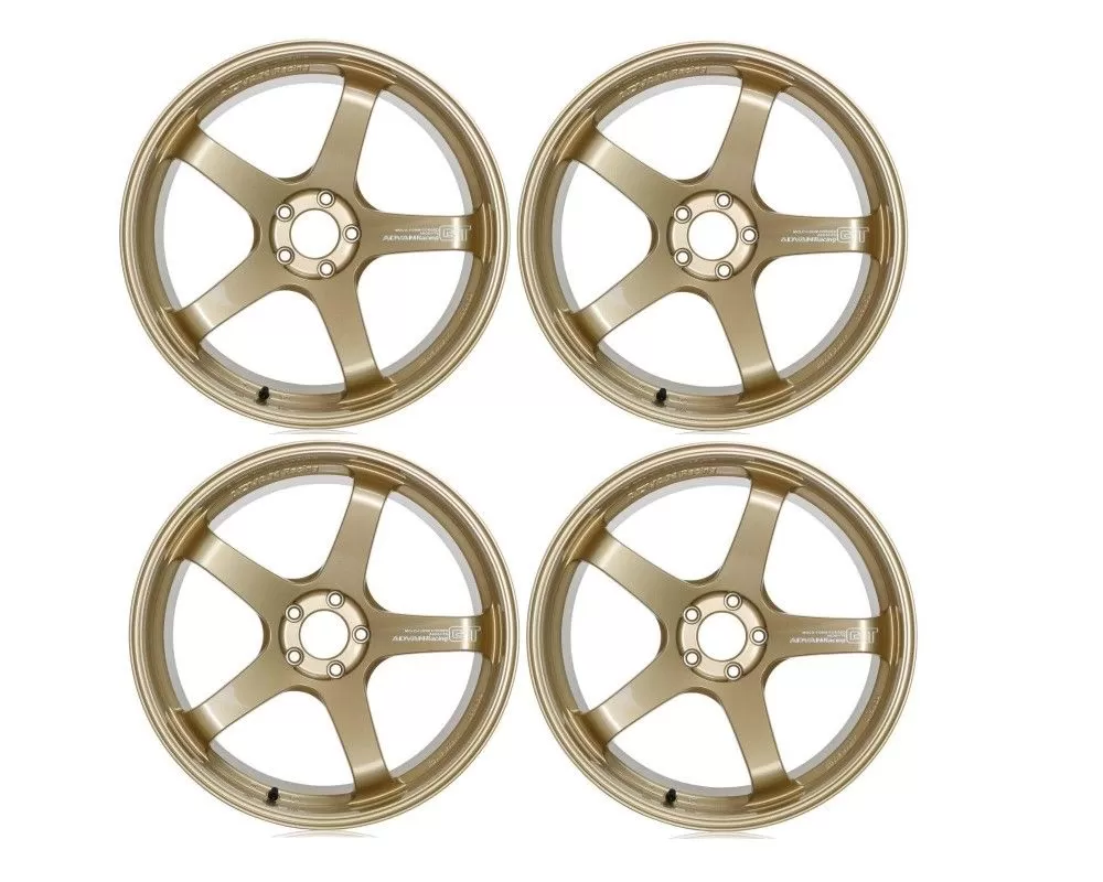 Advan GT Premium Wheel Set 20x10 | 20x12 Dark Racing Gold Metallic Nissan GT-R R35 - VR-153708115