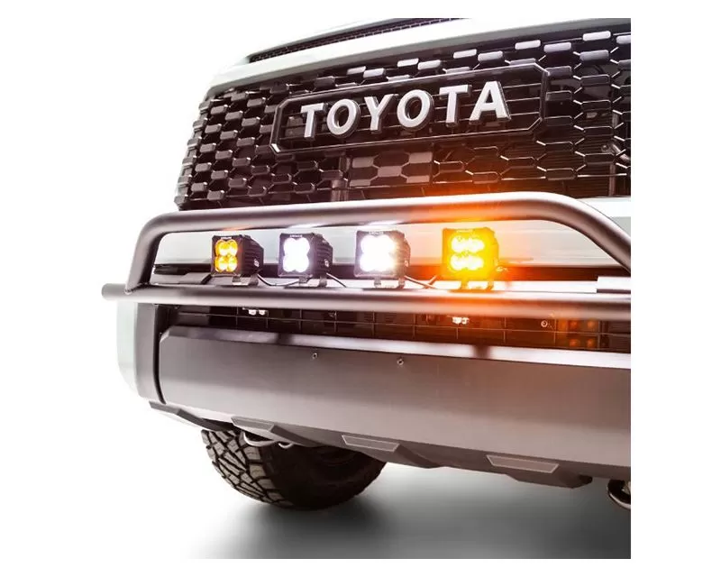 ZROADZ Front Bumper LED Kit (White and Amber) Toyota Tundra 2014-2021 - Z329661-KITAW