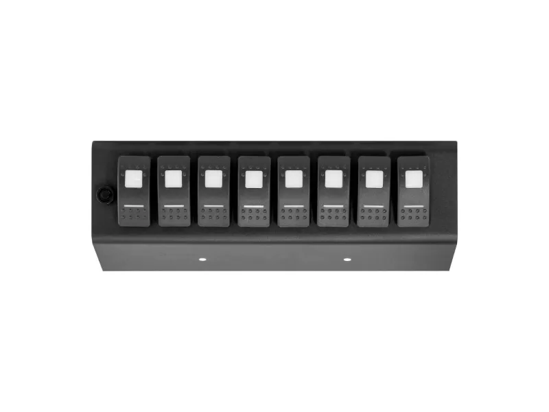 sPOD Amber LED 8-Switch Panel Jeep Wrangler JK 2009-2018 - 860865