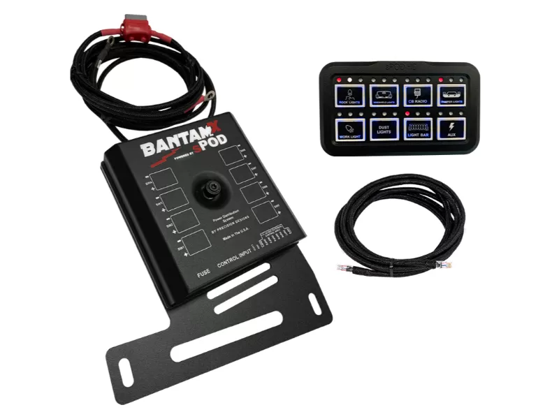 sPOD BantamX HD Switch Panel Jeep Wrangler JK 2007-2018 - 870020