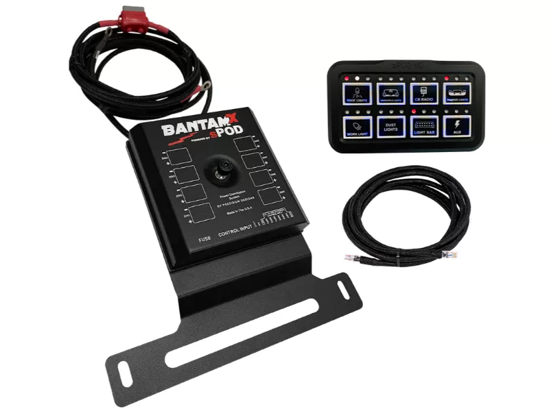 sPOD BantamX HD Switch Panel Jeep Wrangler | Gladiator 2018-2020 - 870025