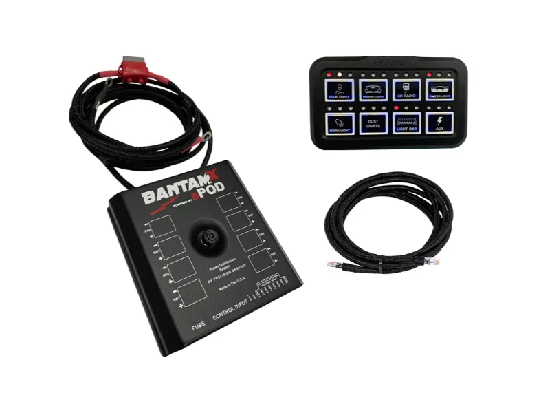 sPOD BantamX HD w/ 36" Battery Cables Universal - BXHDUNI36