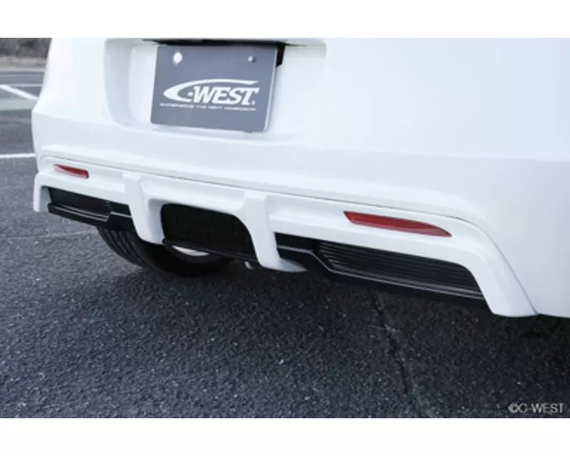 C-West ABS White Pearl Rear Diffuser Honda CR-Z ZF1 | ZF2 2010-2017 - CWT-ZF101ARDWAB