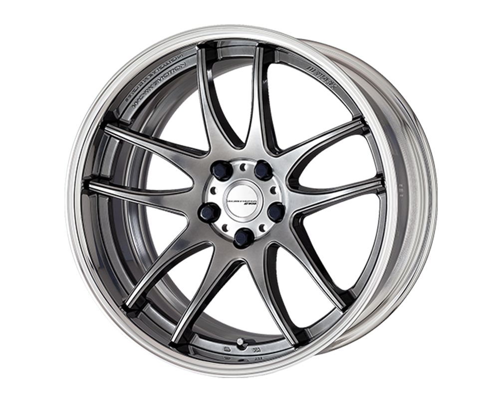 Work Emotion CR 2P GT Silver (GTS) Wheel 18x9.5 +15mm A-Disk 5x114.3 - WCR2P189515AYGTS