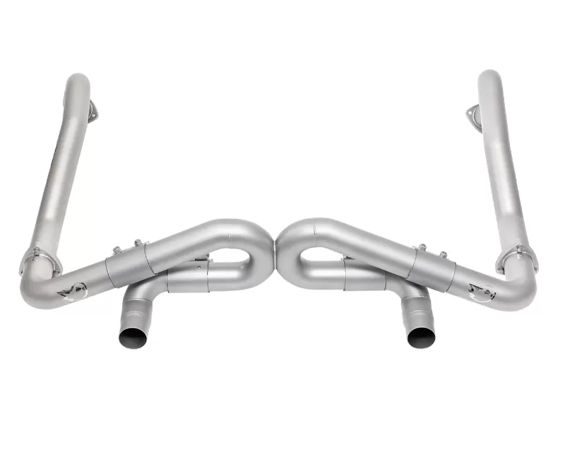 Soul Performance Race Exhaust Non-Resonated Brushed Straight Cut Double Wall Tips Porsche 718 GT4 | Spyder | GTS Cayman 2020+ - POR.718GT4.RE.DWST.BR