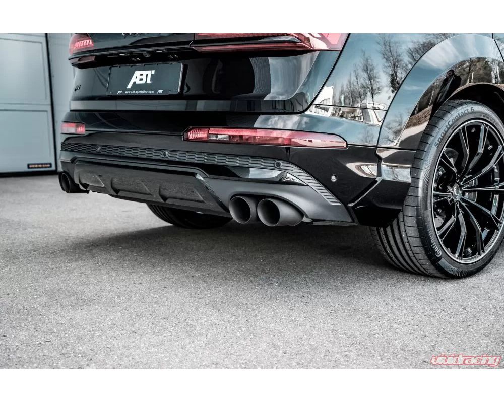 ABT Matte Black Double Exhaust Tips End Pipes Cover Set Audi SQ7 4M0A 2020+ - 4M0A2016420