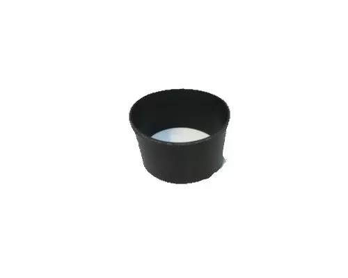 Roto-Fab 4.25 inch ID 3 Ply Poly 2.75 inch Long Black Silicone Hose Coupler - 10132048