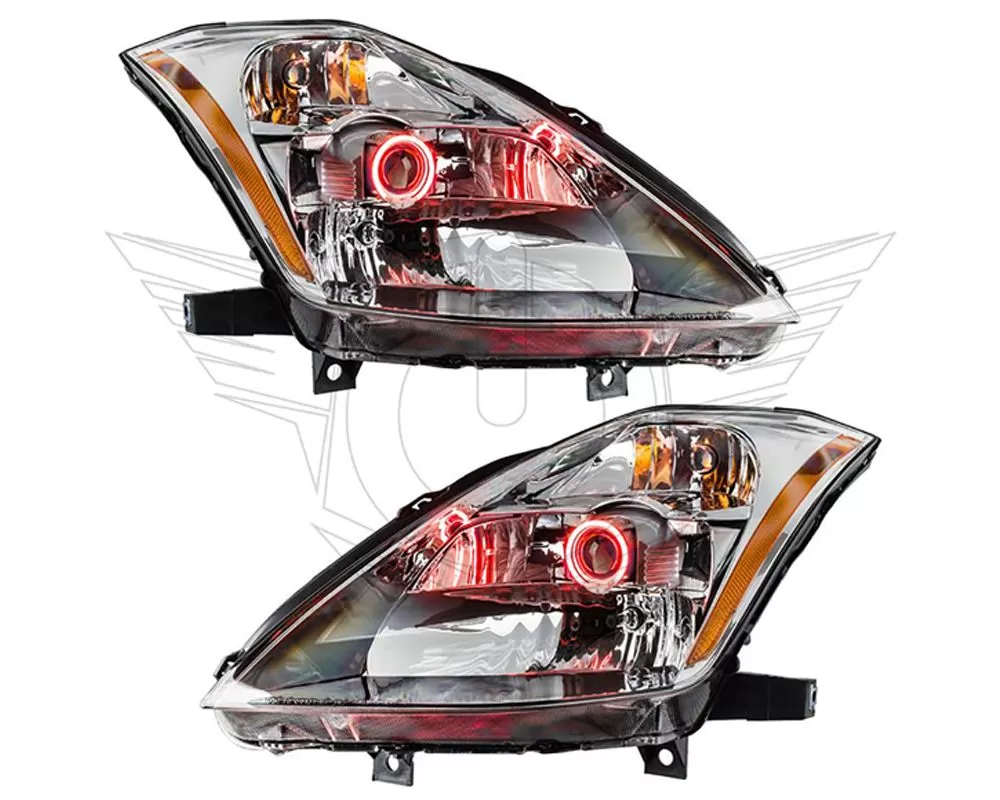 Oracle Lighting Pre-Assembled Headlights (HID Style) Red Color SMD HL Nissan 350Z 2003-2005 - 7144-003