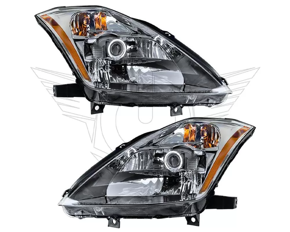 Oracle Lighting Pre-Assembled Headlights (HID Style) ColorSHIFT SMD HL Nissan 350Z 2003-2005 - 7144-334