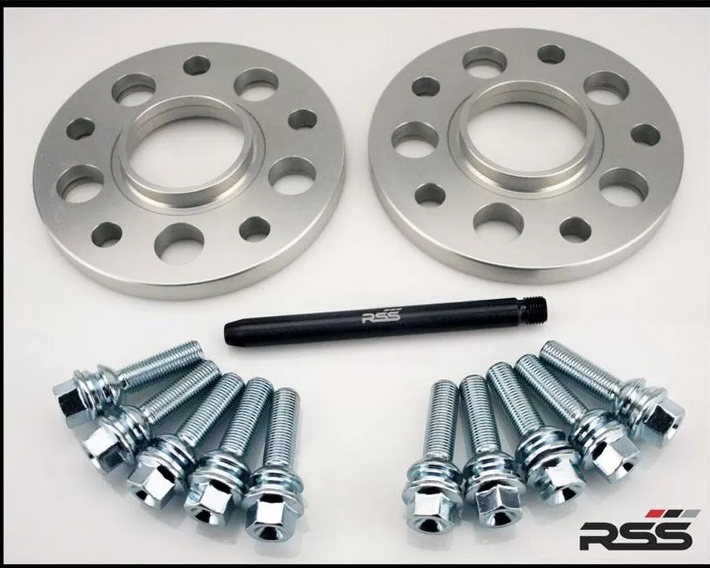RSS 5mm Hubcentric Silver Spacer | Silver Wheel Bolts Porsche 971 Panamera 2017-2023 - 394/10
