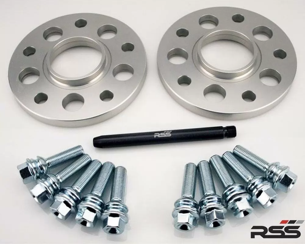 RSS 15mm Hubcentric Silver Spacer | Silver Wheel Bolts Porsche 971 Panamera 2017-2023 - 396/10