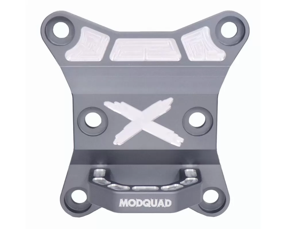 ModQuad Rear Differential Plate With Hook Grey Can-Am Maverick X3 2017-2020 - CA-X3-RDH-G