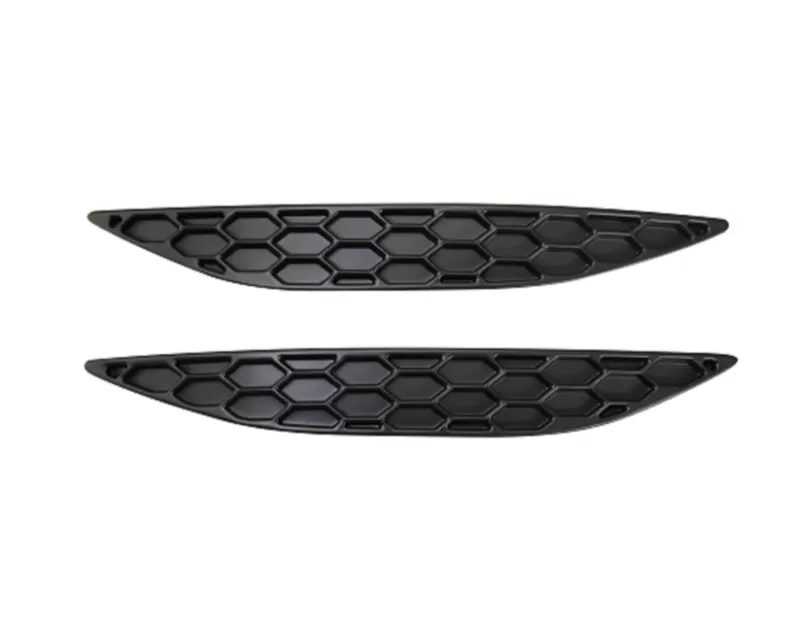Acexxon Gloss Black Honeycomb Rear Reflector Insert Set Volkswagen MK7 Golf R - R03-10-2