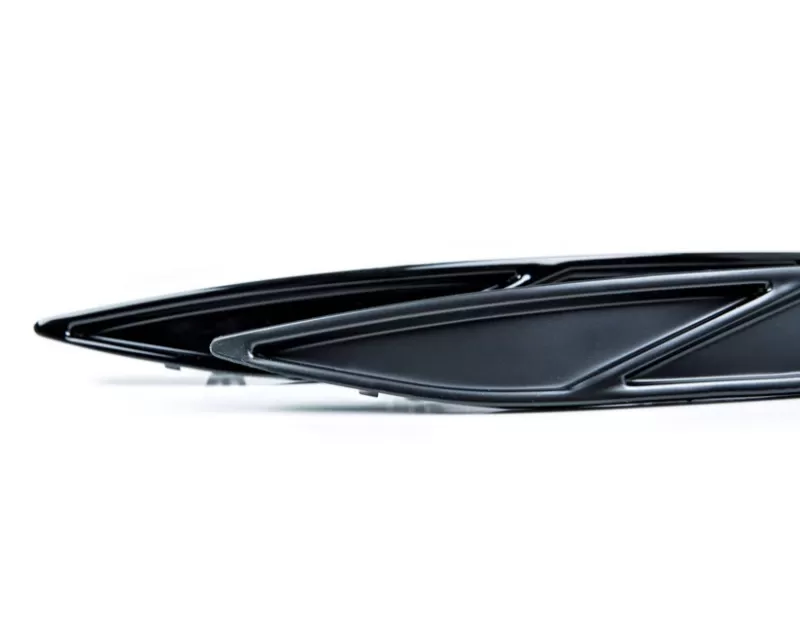 Acexxon Gloss Black Diagonal Slat Rear Reflector Insert Set Volkswagen MK7 Golf R - R03-20-2