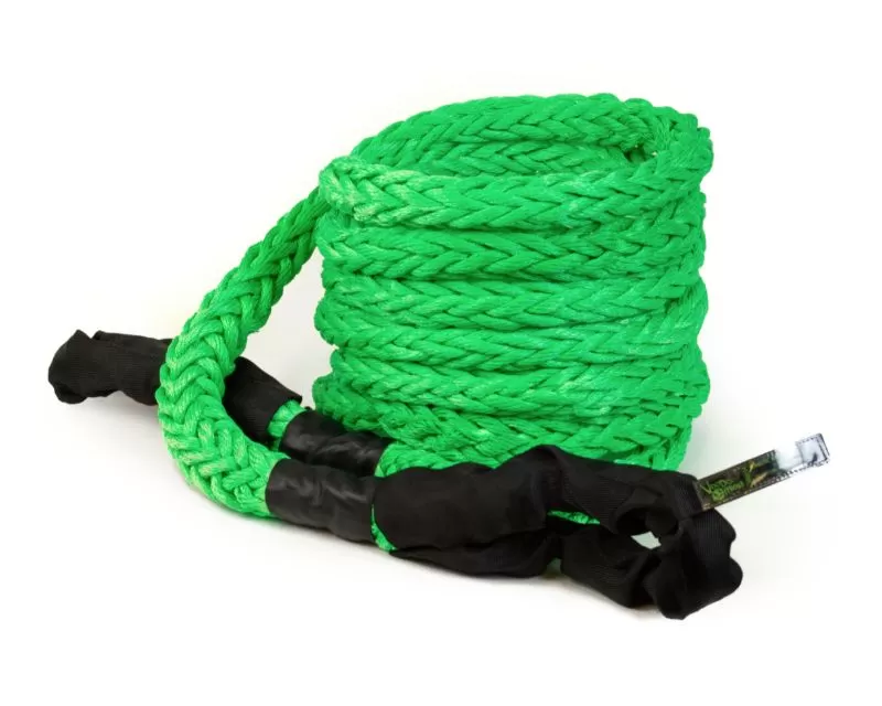 VooDoo Offroad 2.0 Santeria Series 1-1/4 inch x 30 ft Kinetic Recovery Green Rope w/ Bag Truck | Jeep - 1300034A