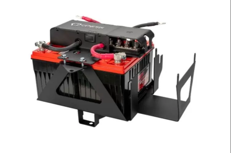 Genesis Offroad Dual Battery Kit 200 Amp Isolator Wrangler JK 07-18 - 131-JKDBK2AG3