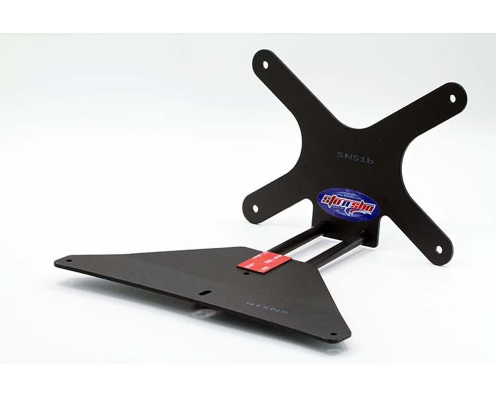 STO N SHO Front License Plate Bracket Dodge Challenger Non-Wide Body w/o Adaptive Cruise 2015+ - SNS1b