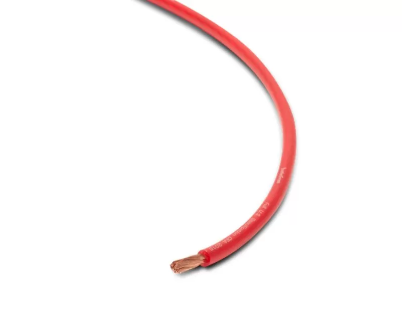 Rockford Fosgate 250 Foot Spool 8 AWG Frosted Red Wire - RFW8R