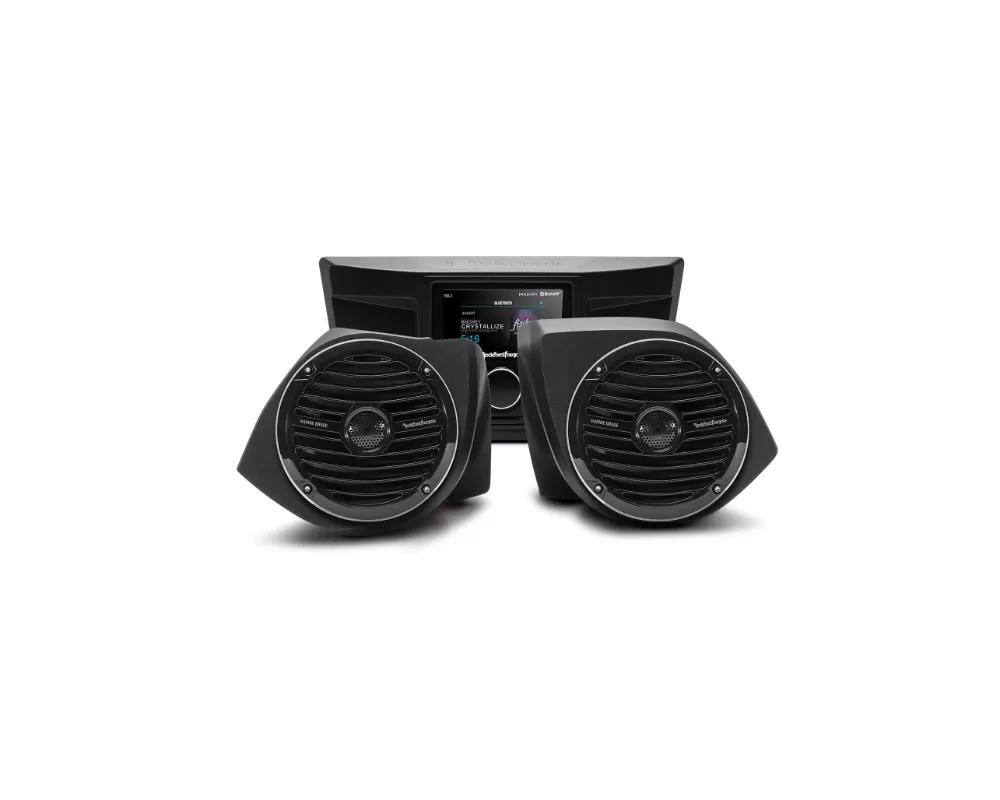 Rockford Fosgate Stage 3 400 Watt Amplified Stereo | Front Speaker | Subwoofer Kit Yamaha YXZ Models - YXZ-STAGE3