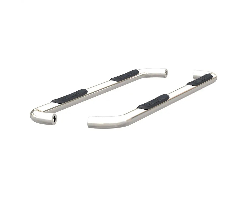 Aries 3" Round Polished Stainless Side Bars Ram 1500 Extended Cab Pickup 2019-2023 - 205044-2
