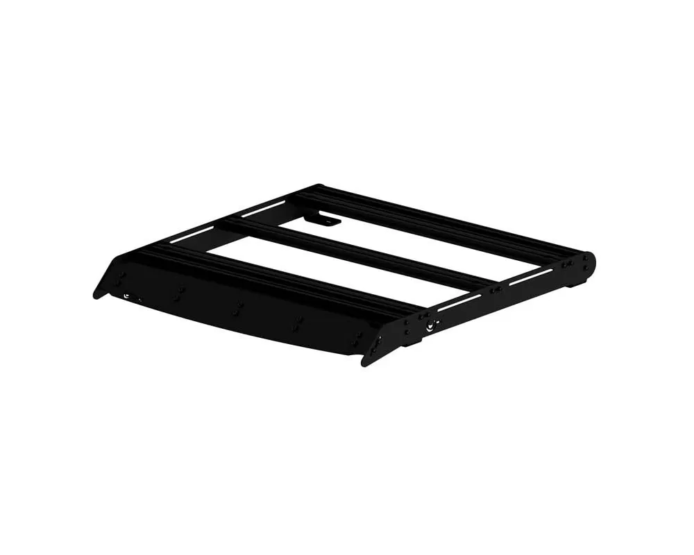 Prinsu Design Studio Black Texture 3/4 Roof Rack w/Cutout for 30" Lightbar Polaris RZR XP 1000 | 900 4 Seat 2014+ - 700-000-000-014