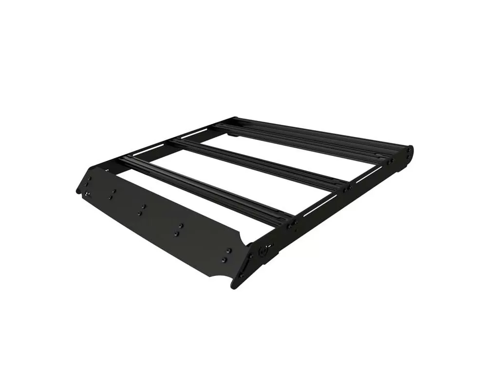 Prinsu Design Studio Black Texture Roof Rack w/Cutout for 30" Lightbar Polaris RZR XP 1000 | 900 2 Seat 2014+ - 700-000-000-018