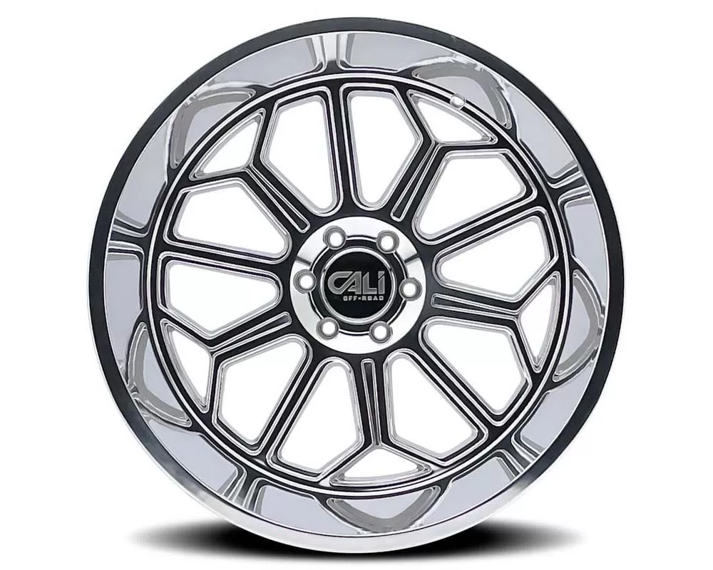 Cali Off-Road Auburn Wheel 20x10 6x135 -25mm Polished - 9117-2136P